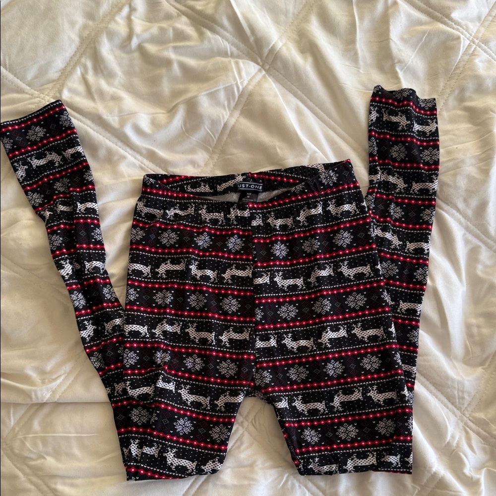 Christmas pajama leggings